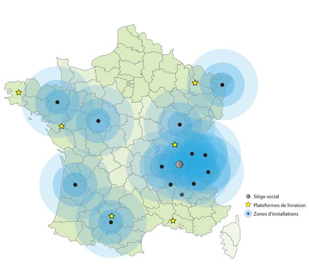 Carte Cozy-Est